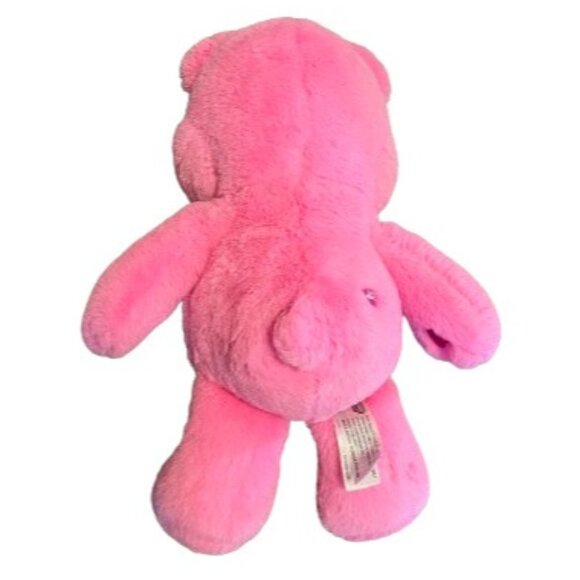 2021 Care Bears PINK CHEER BEAR Rainbow 13" Plush Stuffed Animal Basic Fun! - Picture 2 of 5